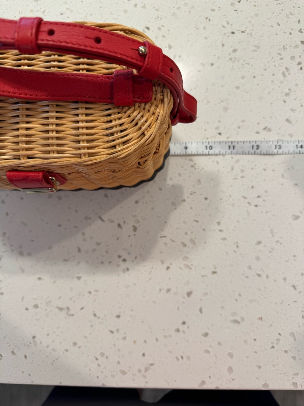 Draper James Woven Straw Crossbody Bag - Picture 9 of 10